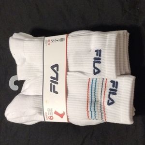 Fila Two Packs with Six Pairs of Socks and a pack of T-shirts